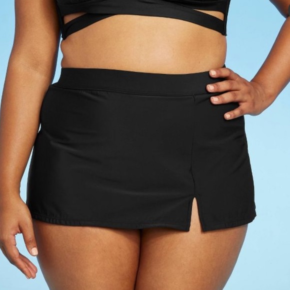 Aqua Green Other - Aqua Green Black Swim Mini Skirt Plus Size NEW